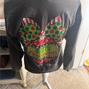 Merry Christmas Long Sleeve Tee - Black